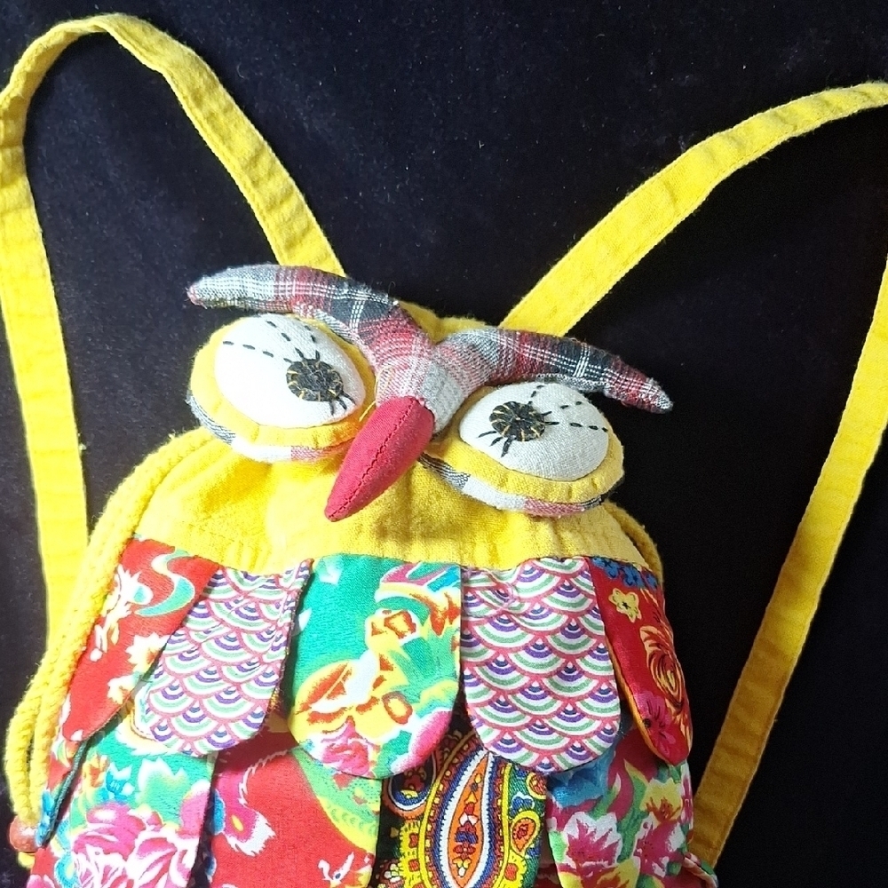 Owl FESTIVAL Colorful drawsting Backpack for Young And Old
